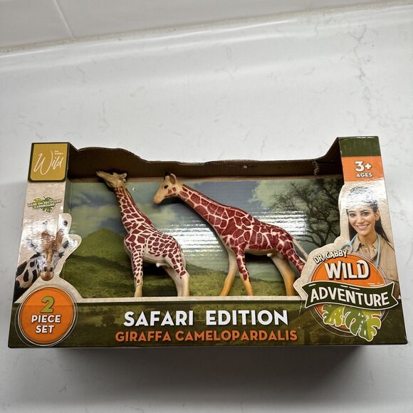 Dr Gabby Safari Adventure Giraffe 2 Piece Toy Set Giraffa Camelopardalis - Picture 1 of 13